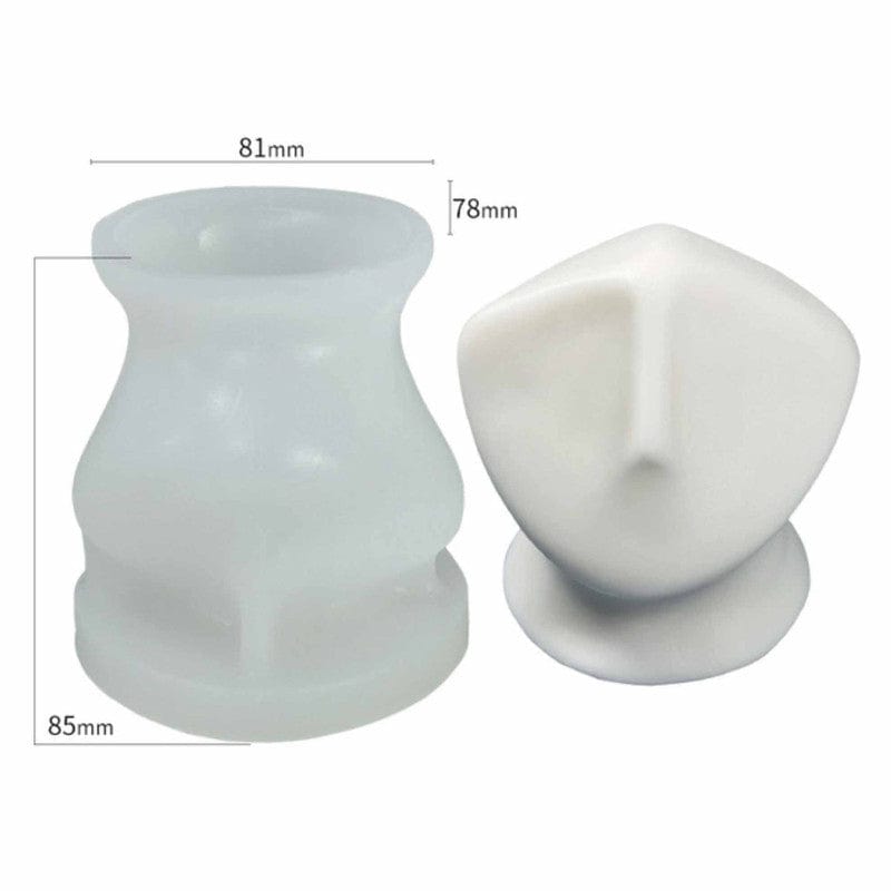 Nordic Face Candle D03 Mould