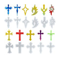 11 In 1 Cross Pendant & Earring Religious Mould