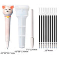 Cat Pen Mould + 1 Refill Cover + 10 Refill Mould