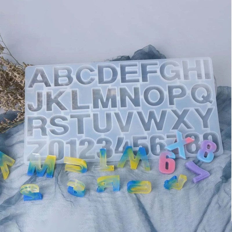Front Alphabet Mould Without Hole (Heavy - 230Gms) Mould