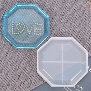 Octogan Coaster With Angular Boundry Mould