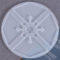 4 Cavity Puzzle Pizza Coaster Mould