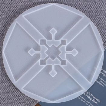 4 Cavity Puzzle Pizza Coaster Mould