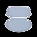 2 Cavity Rectangle Agate Theme Name Plate