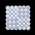 Square Dotted Coaster Mould