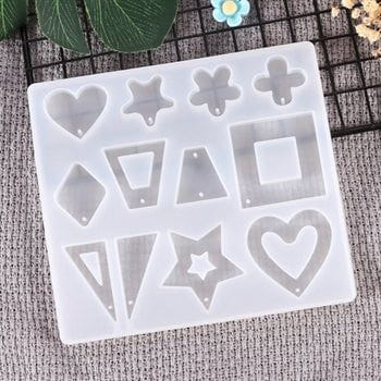 12 Cavity Jewellery Pendant Mould