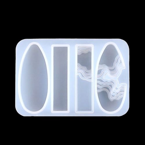 4 Cavity Ocean Theme Pendant Jewellery,Hair Clip & Keychain Mould