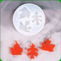 3 Cavity Leaf Keychain  Mould