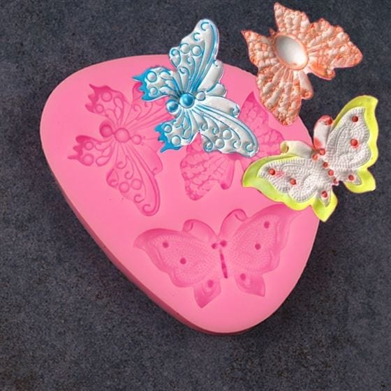 3 Cavity Designer Butterfly Mould