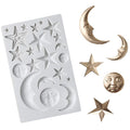 21 Cavity Moon Face & Star Mould
