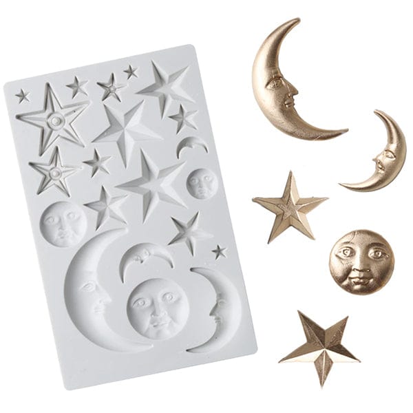 21 Cavity Moon Face & Star Mould