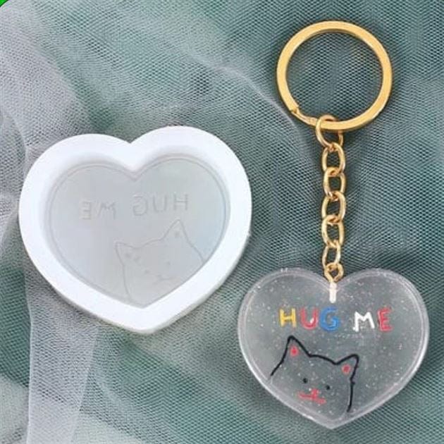 Hug Me Cartoon Keychain Mould