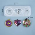 3 Cavity Pendant Jewellery And Keychain Mould