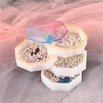 Octogan Multi Layer Storage Box With Fitting Mould