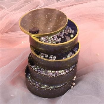 Round Multi Layer Storage Box With Fitting Mould
