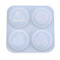 4 Cavity Button Mould