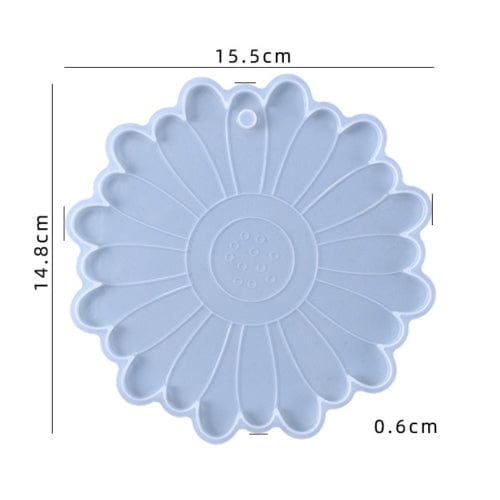 Flower Coaster And Hot Plate 6" Mould