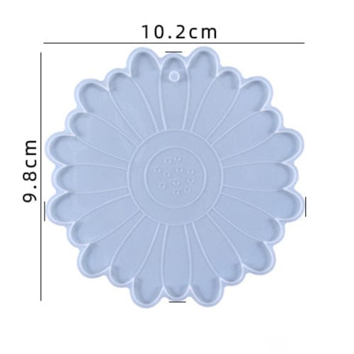 Flower Coaster And Hot Plate 4" Mould