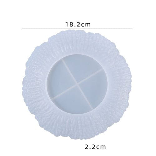 Fancy Round Agate Plate