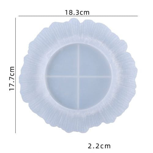 Fancy Round Agate Plate