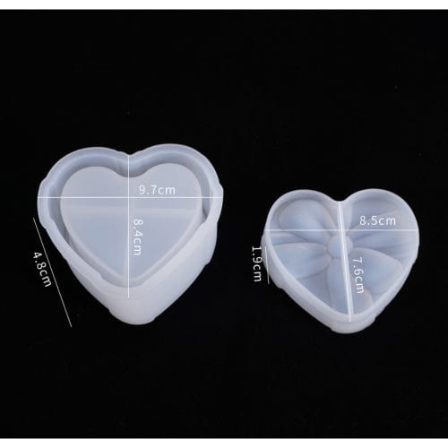 Bow Heart Storage Box Mould