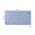 Back Pouring Alphabet Without Hole Mould