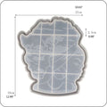 African Lady Trinklet Tray Mould
