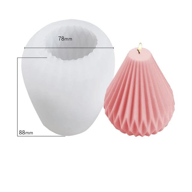 Pear Shaped Candle Mould
