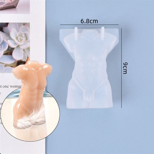 Male Body Candle & Showpiece D1 Mould