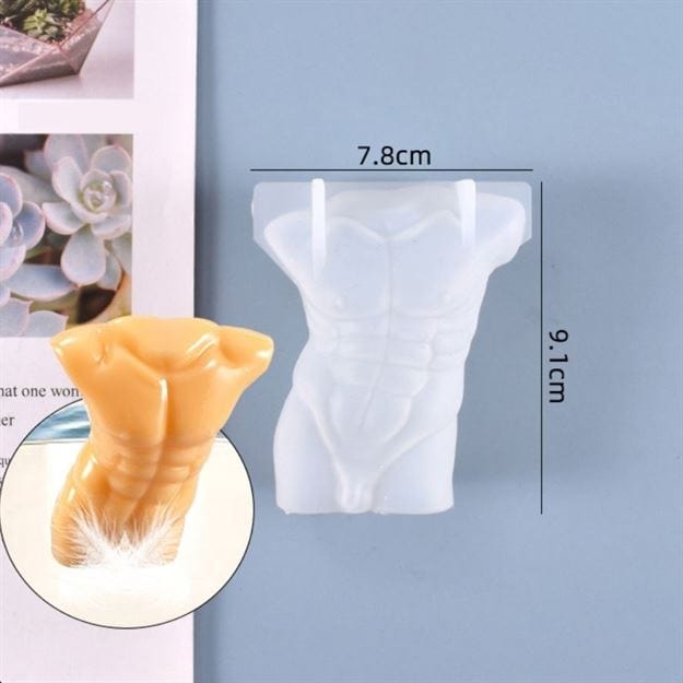 Male Body Candle & Showpiece D2 Mould