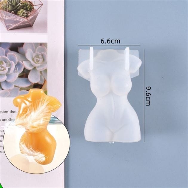 Female Body Candle & Showpiece D4 Mould