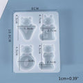 4 Cavity Animal Love Mould