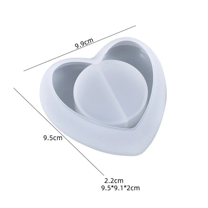 Heart Shape Tea Light Candle Holder Mould