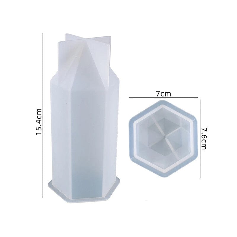 Large Hexagon Candle Mould