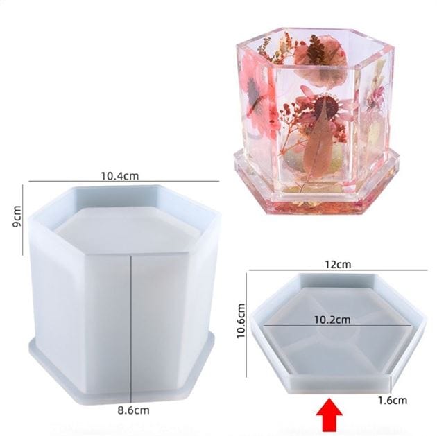 Hexagon Planter & Pen Stand Mould