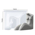 Seating Lady Flower Vase & Planter  Mould