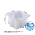 Square Resin Tea Light Candle Holder Mould