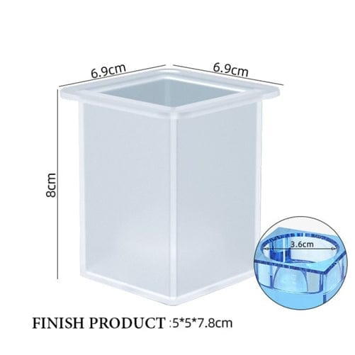 Big Square Tea Light Candle Holder Mould