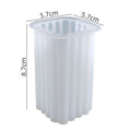Square Stripe Candle Mould