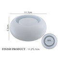 Round Tea Light Candle Holder Mould
