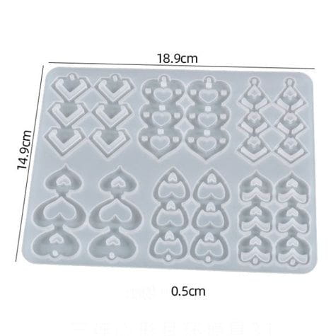 12 Cavity Jewellery & Keychain Mould
