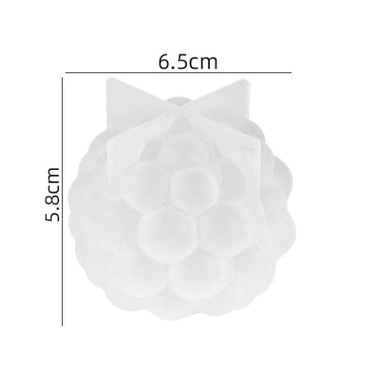 Round Bubble Candle Mould