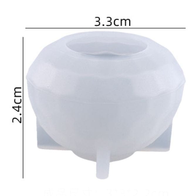 Diamond Cut Knob, Paper Weight & Candle Mould
