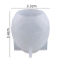 Diamond Cut Knob, Paper Weight & Candle D02 Mould