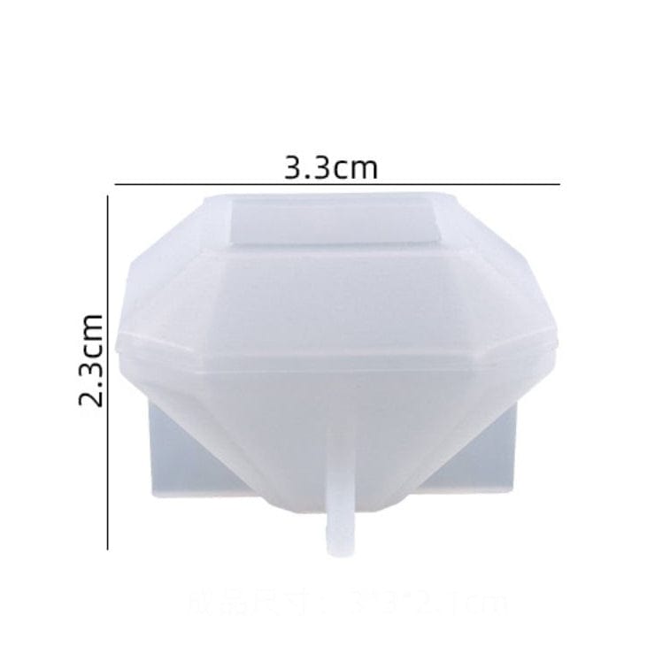 Diamond Cut Knob, Paper Weight & Candle D04 Mould