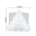 4 Layer Pyramid Bubble Candle Mould