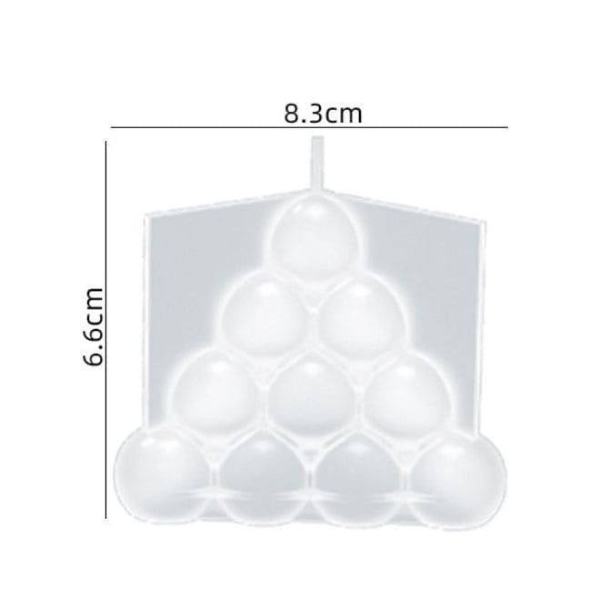 4 Layer Pyramid Bubble Candle Mould