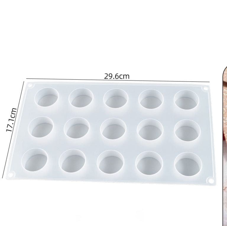 15 Cavity Round Mould