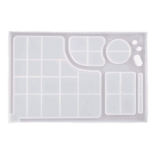 Plate With 8 Partition Mould