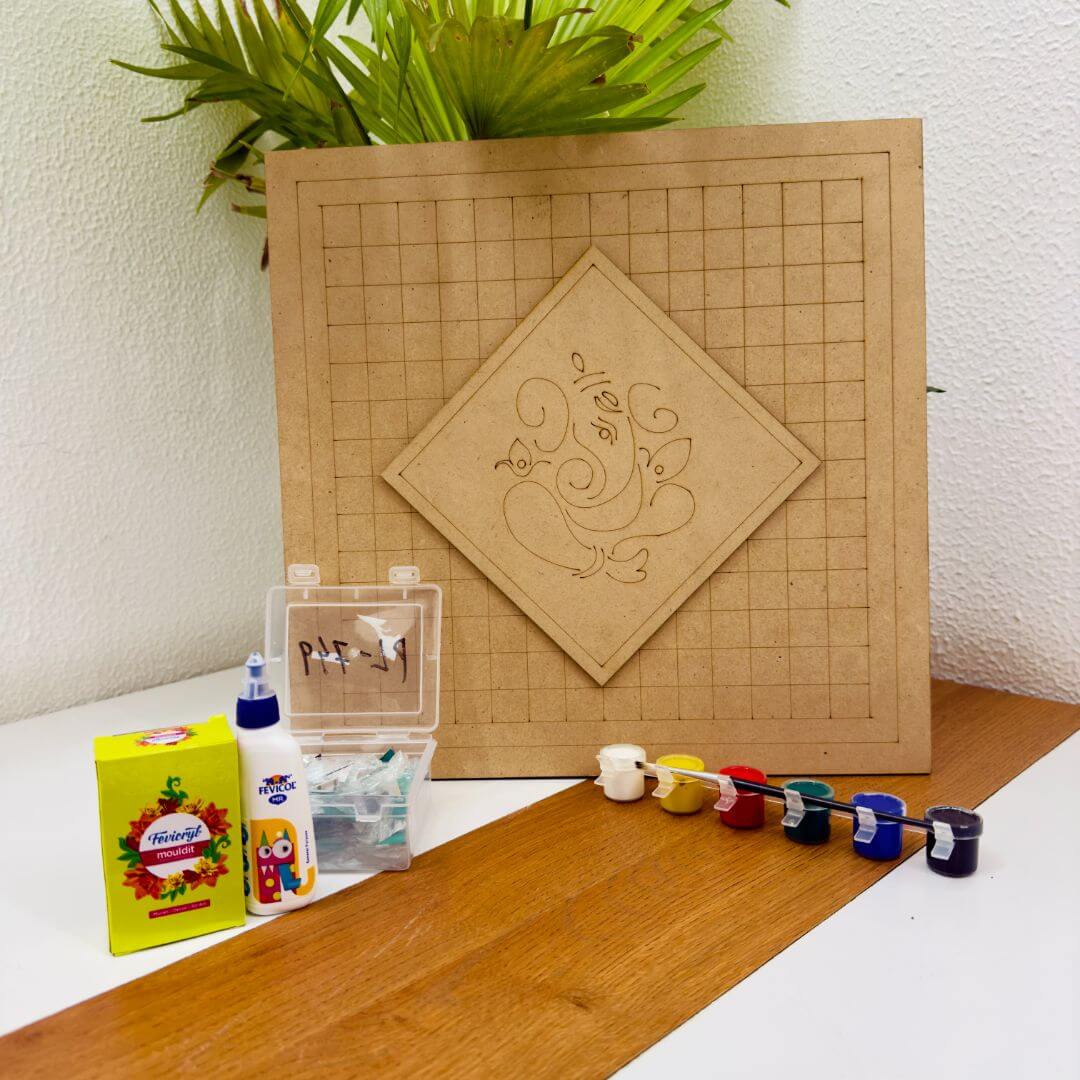 DIY Ganpati Lippan Art Kit